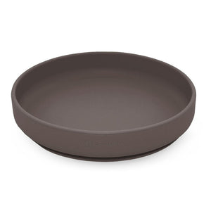 Farfurie, Petite&Mars, Take&Match, Din silicon, Cu ventuza, Fara BPA, Adecvata pentru masina de spalat vase si microunde, Nu absoarbe mirosuri, 6 luni+, 400 ml, Bitter Cocoa, Maro