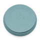 Farfurie, Petite&Mars, Take&Match, Din silicon, Cu ventuza, Fara BPA, Adecvata pentru masina de spalat vase si microunde, Nu absoarbe mirosuri, 6 luni+, 400 ml, Frosted Sky, Albastru