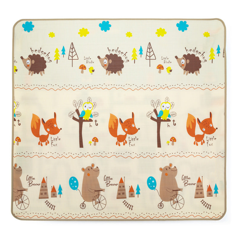 Covoras de joaca, Feedo, Reversibil, Impermeabil, Din spuma, Fara BPA, 180 x 180 x 1 cm, 0 luni+, Multicolor - gogobaby.ro
