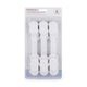 Set sisteme de siguranta, Feedo, Pentru mobilier, Universale, Cu lungime reglabila, 19 x 3.4 cm, Distanta 2-11 cm, 6 bucati, Alb