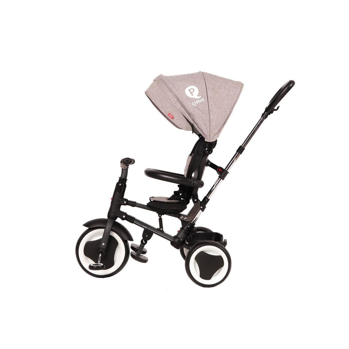 Tricicleta pliabila pentru copii QPlay Rito Albastru inchis - gogobaby.ro