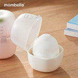 Biberon Anticolici Mombella Breast-Like, 120ml, Tetina S flux lent, 100% Silicon, Ivory