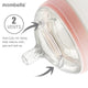 Biberon Anticolici Mombella Breast-Like, 300ml, Tetina 360Ã‚Â° XL Flux Consistent, PPSU, Old Roze