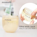 Biberon Anticolici Mombella Breast-Like, 210ml, Tetina M flux mediu, PPSU, Ivory
