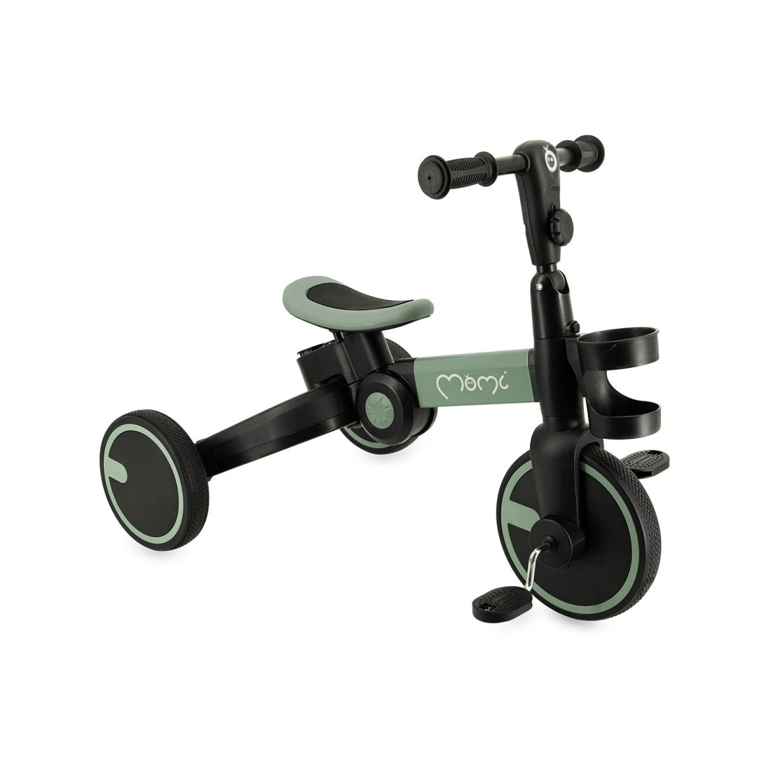 Tricicleta transformabila 3in1 Momi Filo - Green - gogobaby.ro