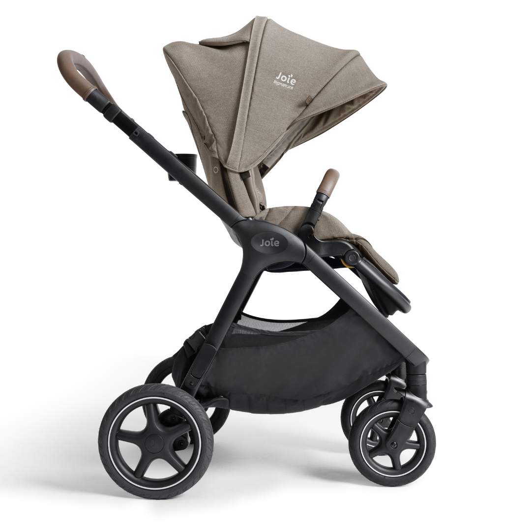 Joie - Carucior pentru copii multifunctional 3 in 1 Finiti Signature Maple (Carucior Finiti + Landou Ramble XL + scoica i-Snug 2)