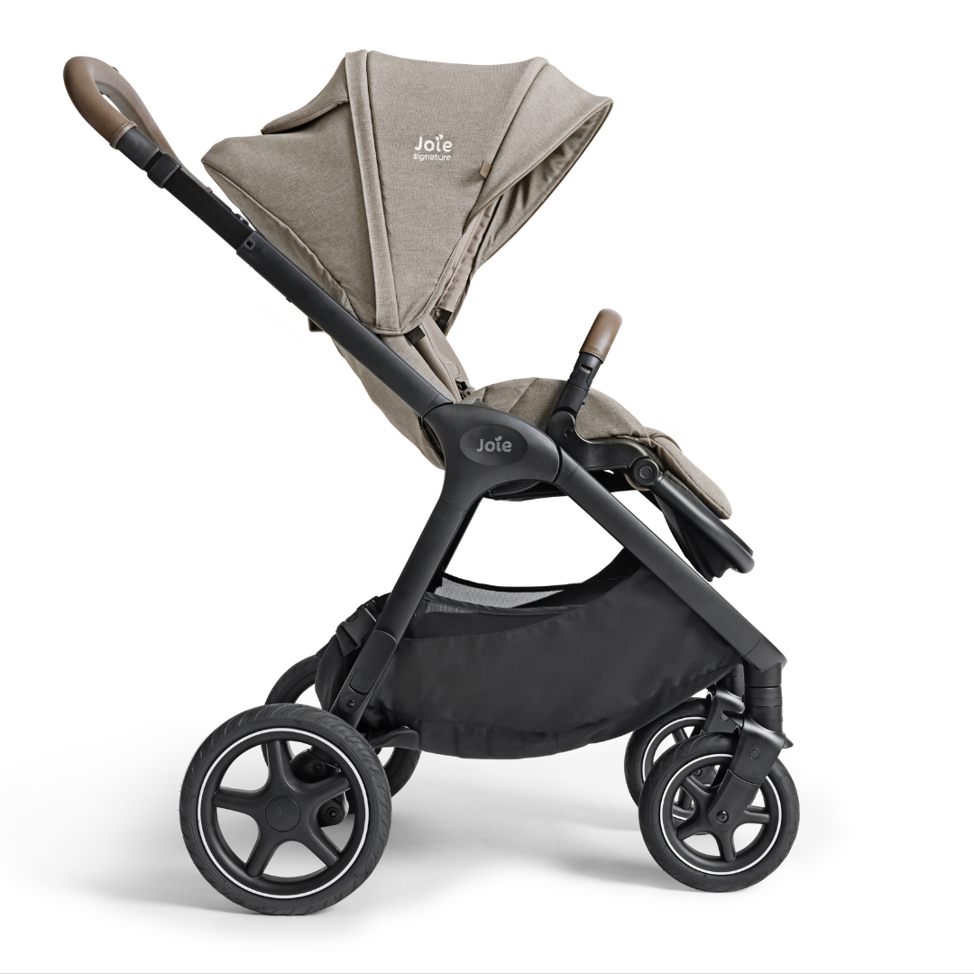 Joie - Carucior pentru copii multifunctional 3 in 1 Finiti Signature Maple (Carucior Finiti + Landou Ramble XL + scoica i-Snug 2)