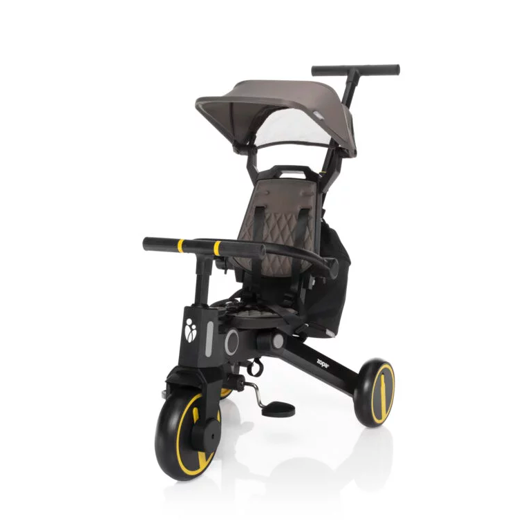 Zopa - Tricicleta pliabila 7 in 1, de la 10 luni - 5 ani, Nova 2 Foggy Gray - gogobaby.ro