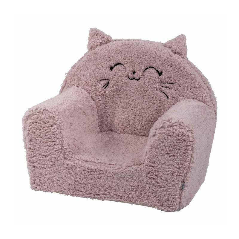 Fotoliu din burete, Bubaba, Cozy Kitty, Pentru copii, 9 luni-5 ani, Pink - gogobaby.ro