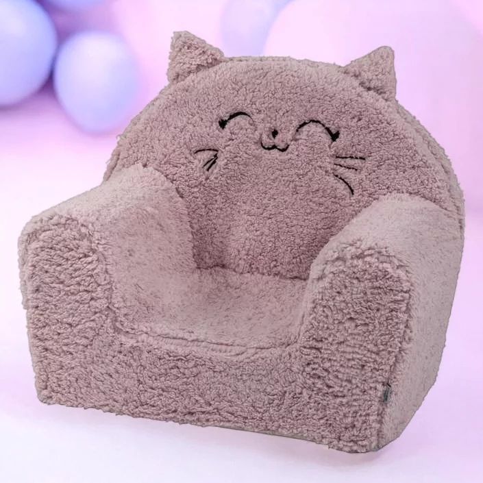 Fotoliu din burete, Bubaba, Cozy Kitty, Pentru copii, 9 luni-5 ani, Pink