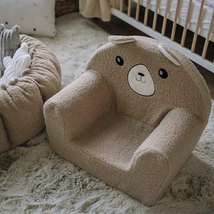 Fotoliu din burete, Bubaba, Cozy Teddy, Pentru copii, 9 luni-5 ani, Brown