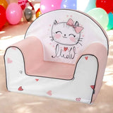 Fotoliu din burete, Bubaba, Kitty, Pentru copii, 9 luni-5 ani, Pink