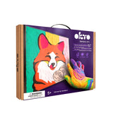 Set pictura cu argila usoara, 29*29 cm -  Fox