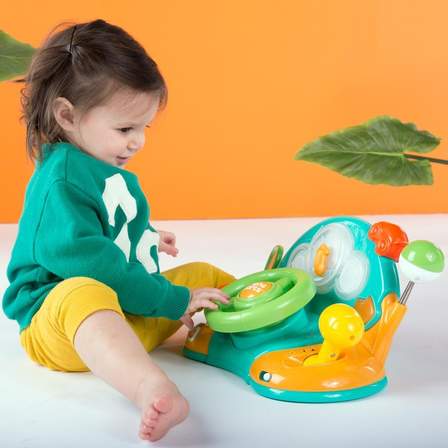 Bright Starts - Jucarie multifunctionala cu volan Lights & Colors Driver™