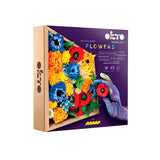 Set creatie Wood & Craft - Flowers, 21*21cm - Freedom