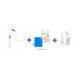 Kit aspirator nazal, FridaBaby, 3 in 1, Cu spray cu apa de mare, 10 filtre igienice, Testat si recomandat de pediatrii suedezi, Fara ftalati si BPA, Transparent