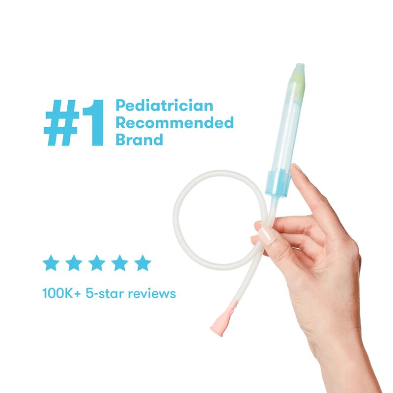 Kit aspirator nazal, FridaBaby, 3 in 1, Cu spray cu apa de mare, 10 filtre igienice, Testat si recomandat de pediatrii suedezi, Fara ftalati si BPA, Transparent - gogobaby.ro