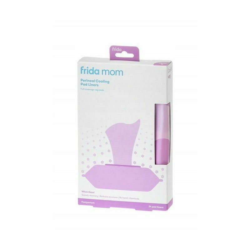 Set 24 servetele umede perineale, Frida Mom, Cu efect de calmare, Pentru perioada postpartum, Vindeca si curata zona intima, Fara ingrediente chimice, Alb - gogobaby.ro