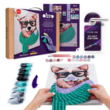 Set pictura si modelare 3D cu argila usoara, 30*40 cm - Fashion Corgi