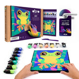 Set pictura cu argila usoara, 29*29 cm - Frog