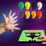 Set pictura cu argila usoara, 29*29 cm - Black Cat