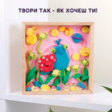 Set creatie Wood & Craft - Little Worlds, 21*21cm - Snail