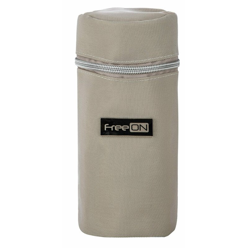 Geanta biberon, FreeON, Single Style, Pentru 1 biberon, Mentine continutul atat cald, cat si rece, Beige