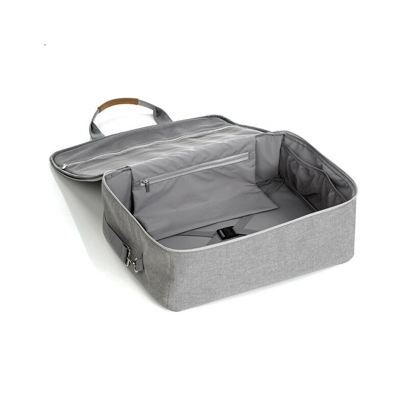 Geanta de voiaj spital, Jane, Cu compartiment impermeabil 41 x 50 x 7 cm, Dim Grey - gogobaby.ro