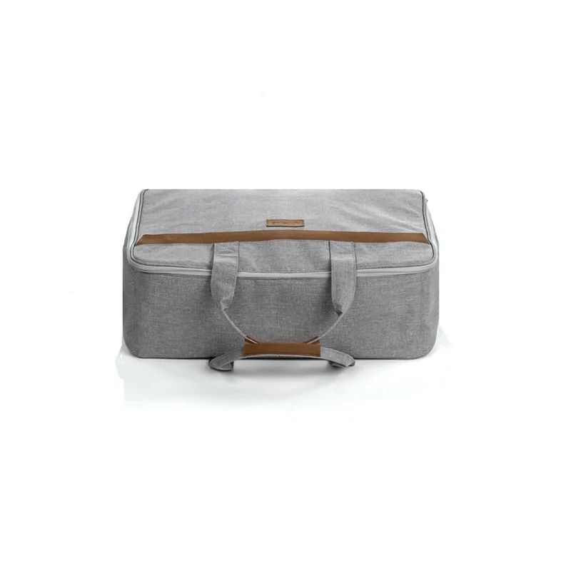 Geanta de voiaj spital, Jane, Cu compartiment impermeabil 41 x 50 x 7 cm, Dim Grey