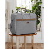 Geanta de voiaj spital, Jane, Cu compartiment impermeabil 41 x 50 x 7 cm, Dim Grey