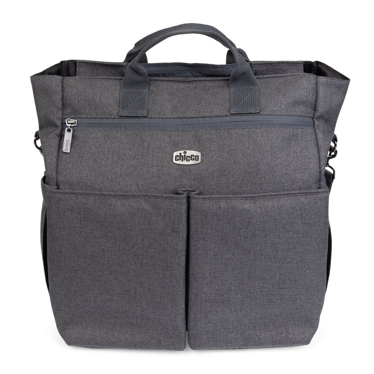 Geanta multifunctionala pentru carucior Chicco Bellagio, Black Satin, 0luni+ - gogobaby.ro
