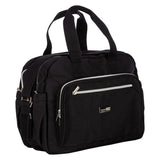 Geanta pentru scutece, FreeON, Style, Impermbeabila, Cu multiple buzunare, Dimensiune compacta, 39x32x18 cm, Black