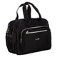 Geanta pentru scutece, FreeON, Style, Impermbeabila, Cu multiple buzunare, Dimensiune compacta, 39x32x18 cm, Black
