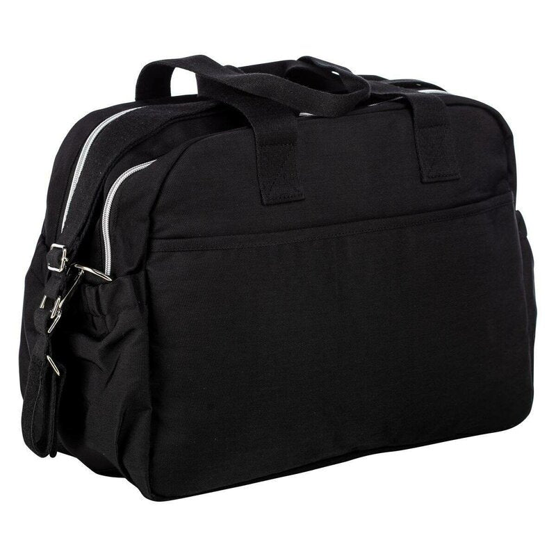 Geanta pentru scutece, FreeON, Style, Impermbeabila, Cu multiple buzunare, Dimensiune compacta, 39x32x18 cm, Black - gogobaby.ro