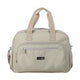 Geanta pentru scutece, FreeON, Style, Impermbeabila, Cu multiple buzunare, Dimensiune compacta, 39x32x18 cm, Grey/beige