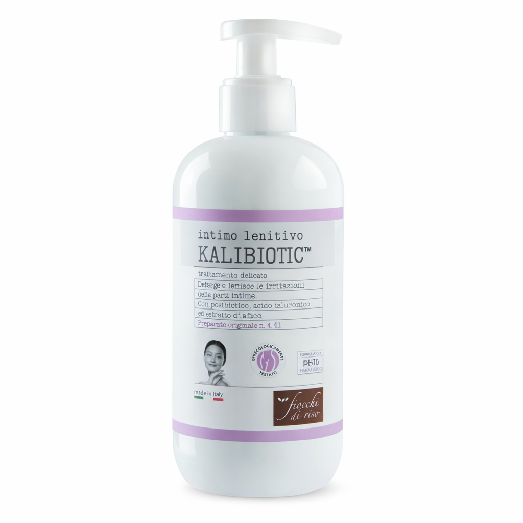 Gel de curatare intima Fiocchi di Riso Kalibiotic (fruct de cactus) pentru perioada menstruatiei, sarcina si post-partum, 240ml - gogobaby.ro
