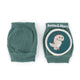 Genunchiere cu pernute, Petite&Mars, Cu elastic, Material respirabil, Stratul antiderapant, 13x10 cm, 6 luni+, Verde