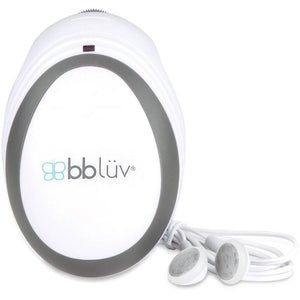 Doppler fetal, BBluv, Echo, Wireless, Pentru monitorizarea functiilor vitale ale bebelusului, Include casti si cablu inregistrare, White - gogobaby.ro
