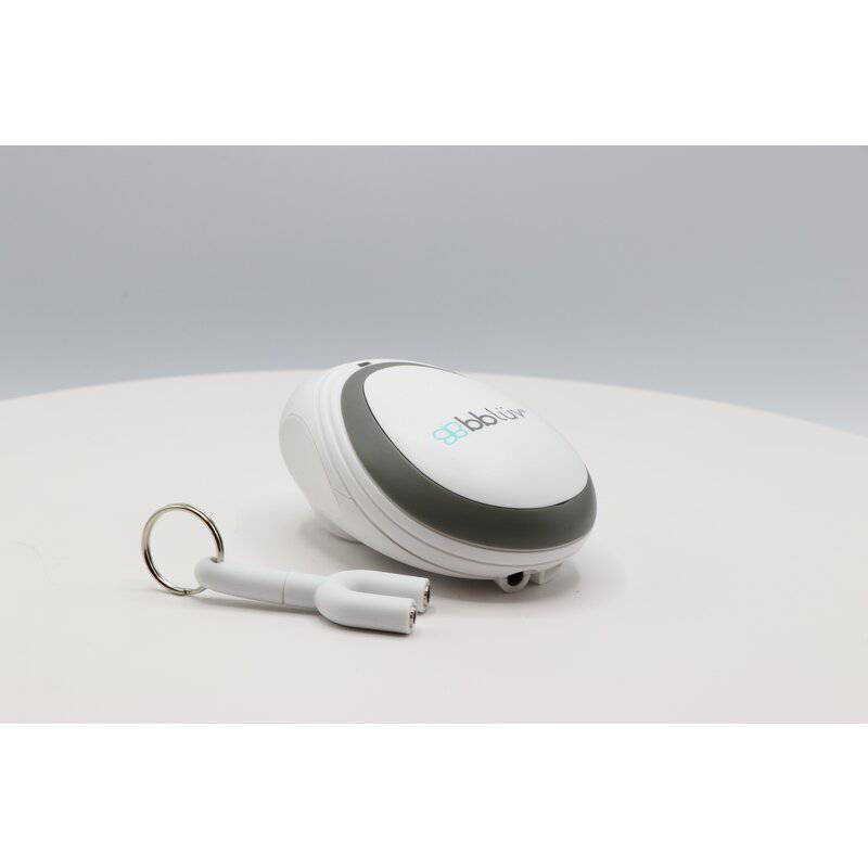 Doppler fetal, BBluv, Echo, Wireless, Pentru monitorizarea functiilor vitale ale bebelusului, Include casti si cablu inregistrare, White - gogobaby.ro