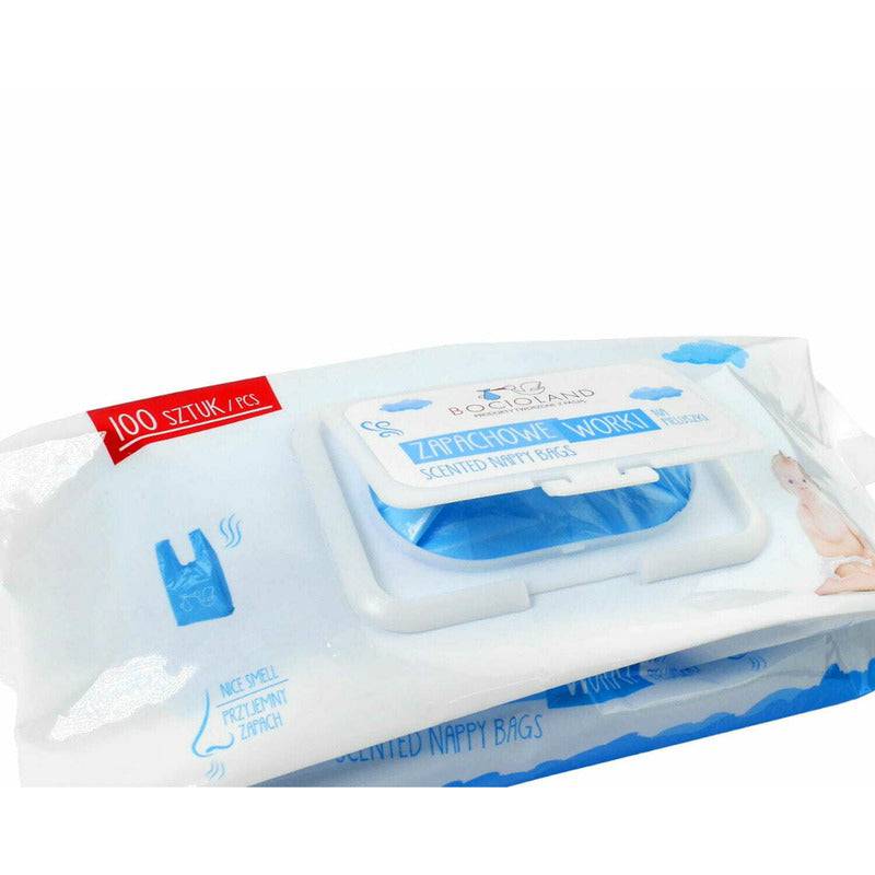 Set 100 saci parfumati, Bocioland, Pentru scutece folosite - gogobaby.ro