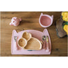 Covoras, FreeON, Pentru diversificare, Din silicon, Fara BPA, Dimensiune 35 x 22 cm, Kitty Pink - gogobaby.ro