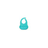 Set 2 bavete portabile, Bbluv, Poket, Cu buzunar, Cu lingurita inclusa, Fara BPA, Aqua/Grey - gogobaby.ro