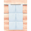 Organizator matlasat, MimiNu, Din catifea moale, Pentru patut, Cu 6 compartimente, Doua panglici, Materiale certificate Oeko Tex Standard 100, Dimensiune mare 70x40 cm, Blue