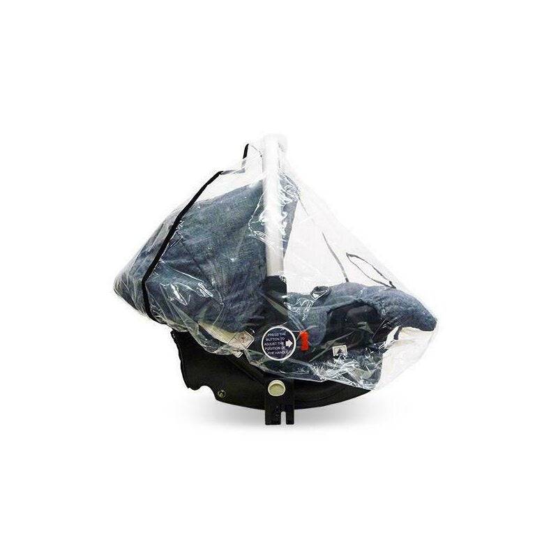 Husa de ploaie universala, Petite&Mars, Pentru scaunele auto 0-13 kg, Din folie moale, Durabila, De 0 1 microni, 50 x 60 x 70 cm - gogobaby.ro