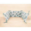 Aparatoare pentru patut, Qmini, Din bumbac certificat Oeko Tex Standard 100, 180x30 cm, Cu panglici, Dragons Gray