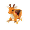 Balansoar sub forma de animal de plus, cu roti , muzica distractiva,  Cerb - gogobaby.ro