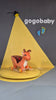 Balansoar sub forma de animal de plus, cu roti , muzica distractiva,  Cerb - gogobaby.ro