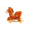 Balansoar sub forma de animal de plus, cu roti ,  muzica distractiva,  Calut - gogobaby.ro