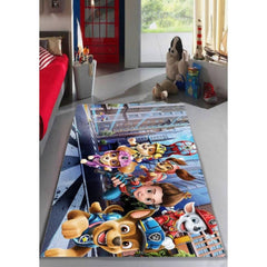 Covor copii , antiderapant,  model Patrula Catelusilor