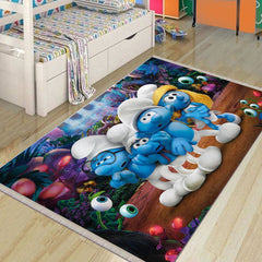 Covor copii , antiderapant,  model Strumfi